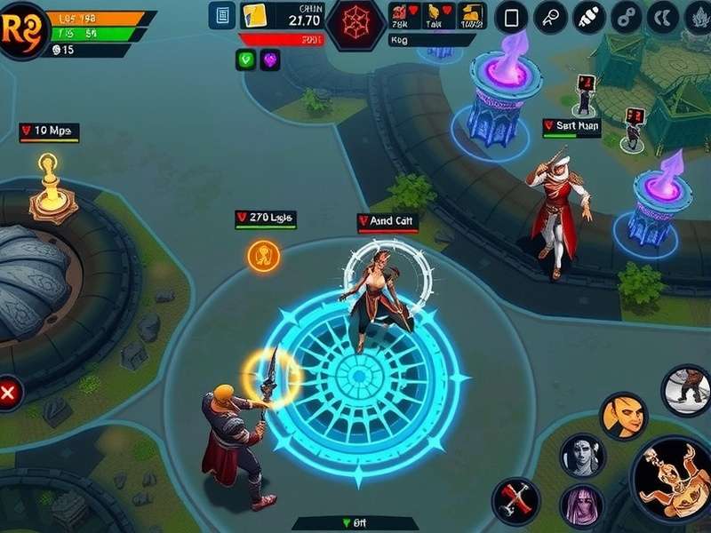 Rift Warriors gameplay screenshot showing character battles